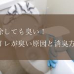 掃除しても臭い！トイレが臭い原因と消臭方法